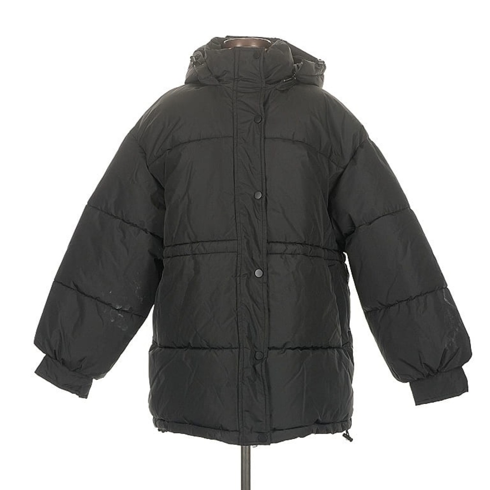 Waist Drawstring Padded Jacket